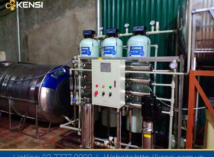 Máy lọc nước công nghiệp RO ứng dụng cho sản xuất đá viên tinh khiết